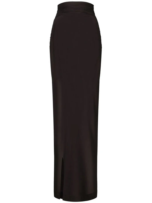 Kim Dolce&Gabbana Belted Maxi Skirt