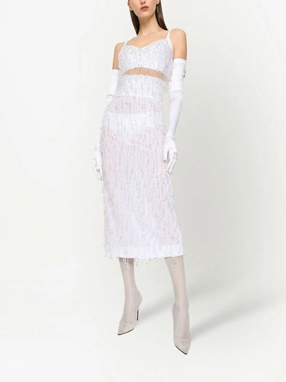 Kim Dolce&Gabbana Embroidered Corset Top