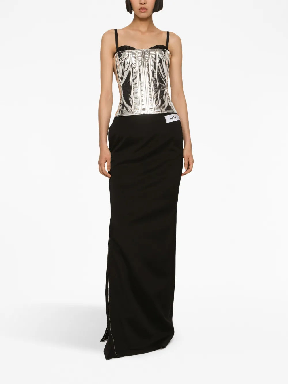 Kim Dolce&Gabbana Satin Corset Top