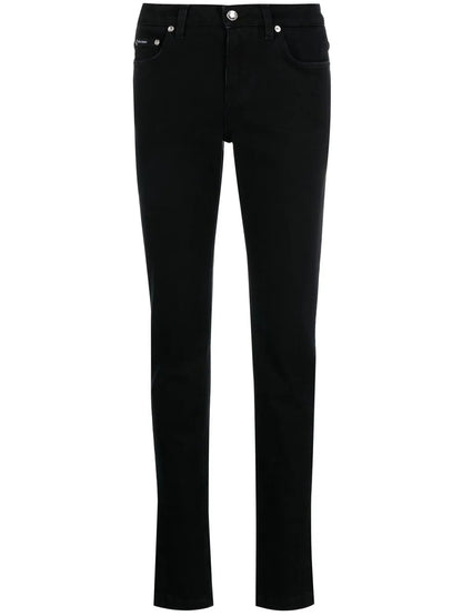 Logo-Patch Denim Jeans