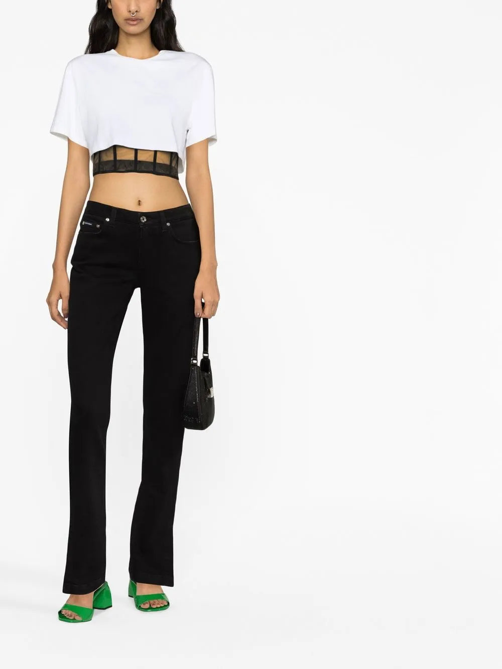 Logo-Patch Denim Jeans