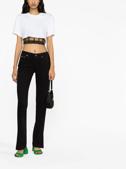 Logo-Patch Denim Jeans