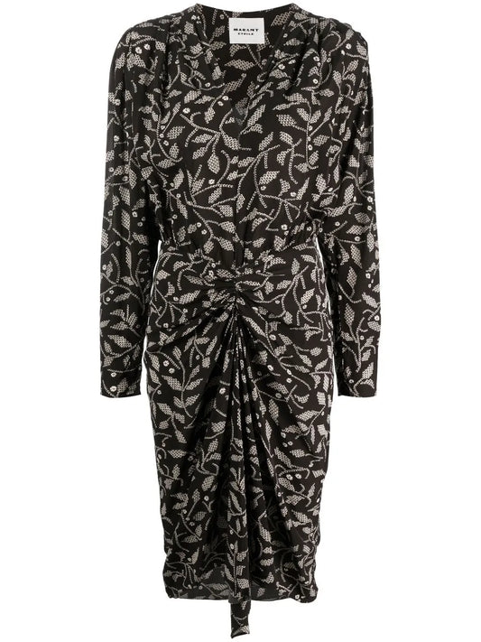 Danalia Wrap Midi Dress