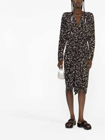 Danalia Wrap Midi Dress