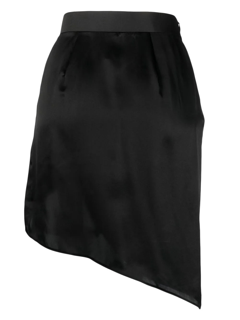 Rendez-Vous Asymmetric Silk Skirt
