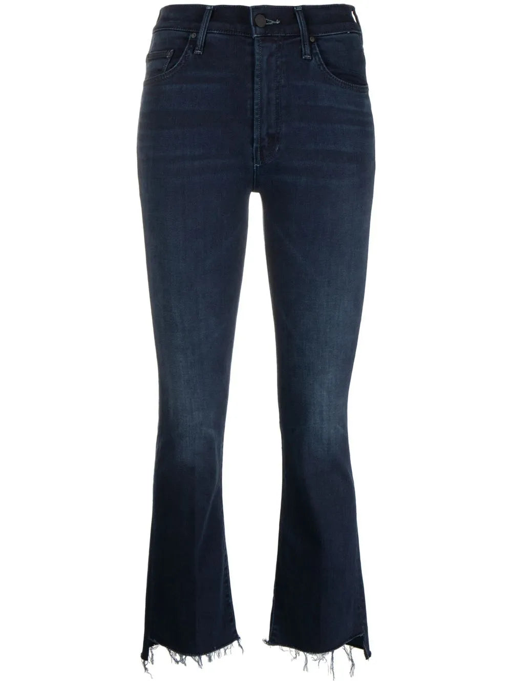 High-Rise Cropped Flared Jeans