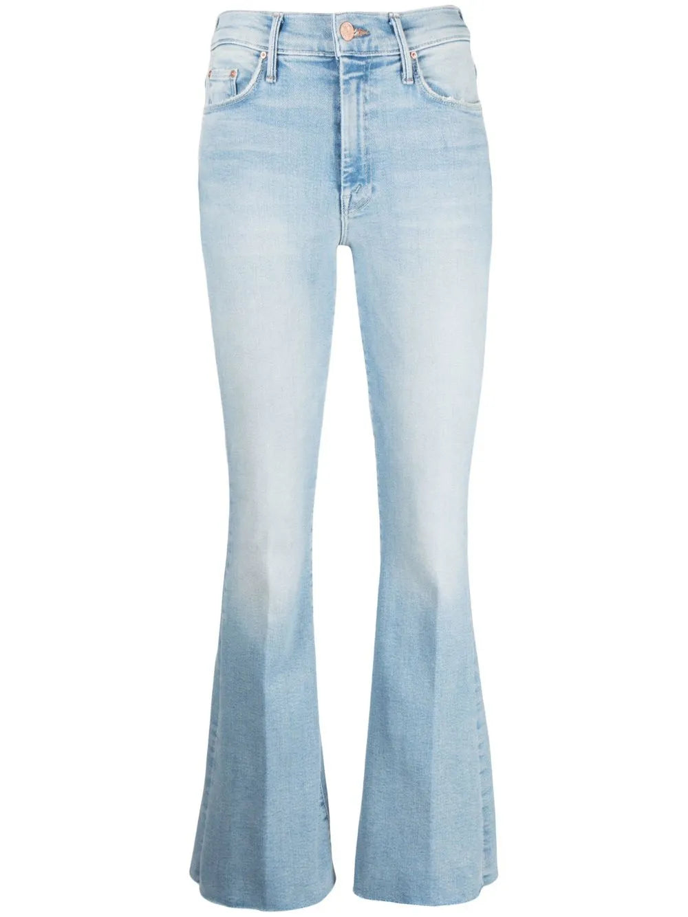 Straight-Leg Flared Jeans
