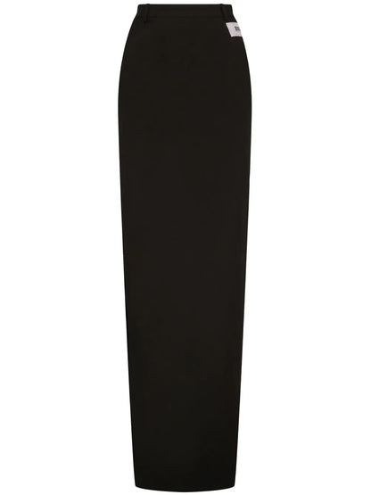 Kim Dolce&Gabbana Side-Zip Maxi Skirt