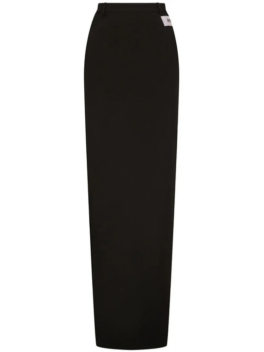 Kim Dolce&Gabbana Side-Zip Maxi Skirt