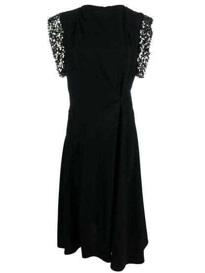 Leronia Sequin-Embellished Midi Dress