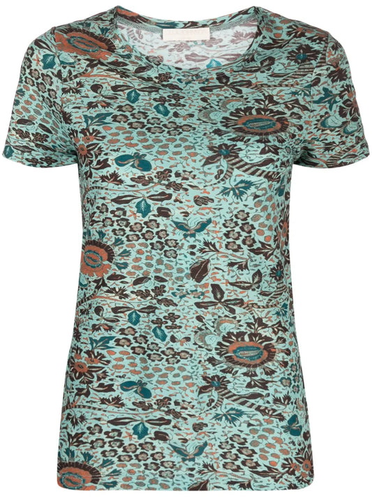 Estelle Short-Sleeve Cotton T-Shirt