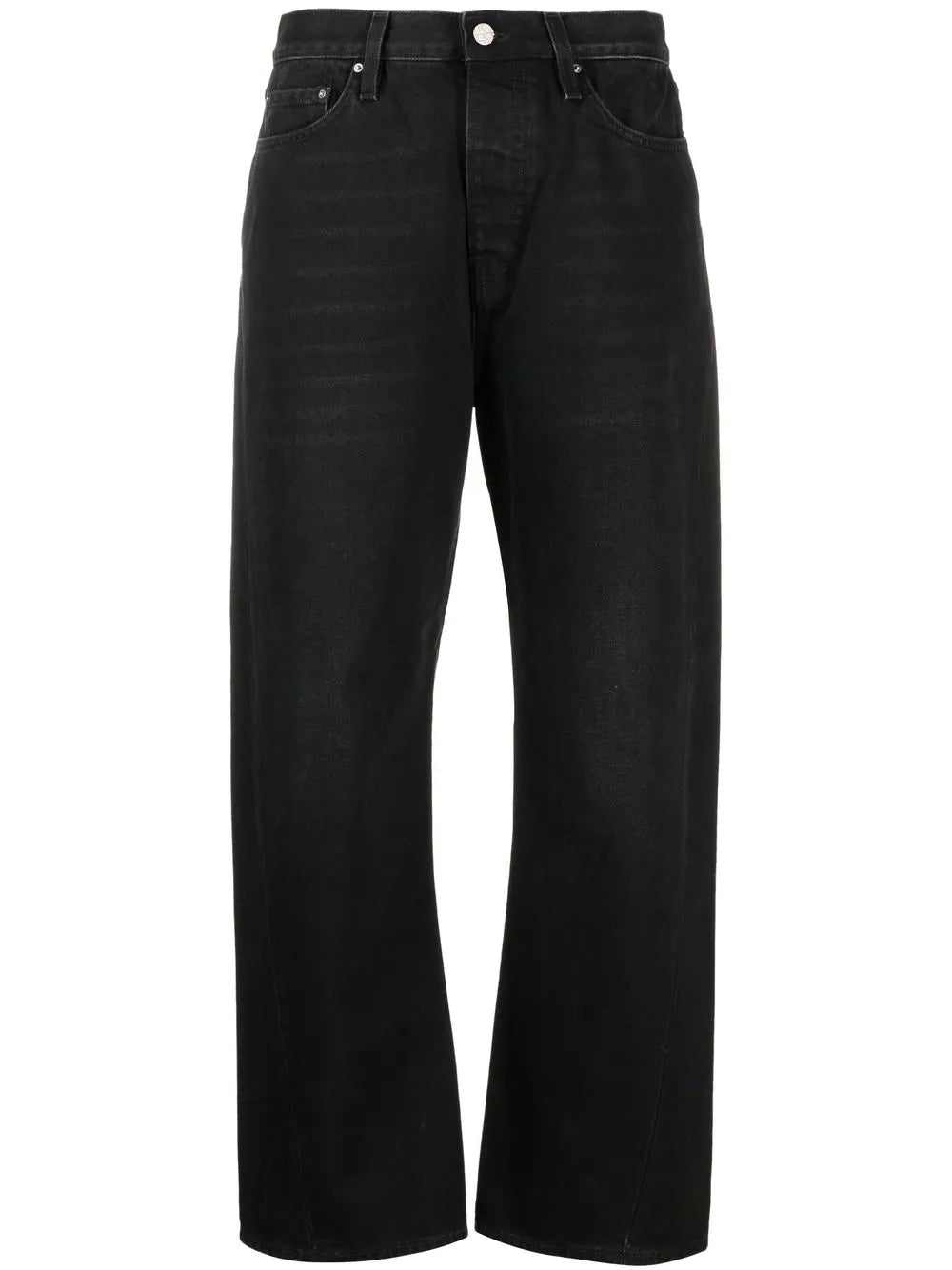 Twisted Seam Straight-Leg Jeans