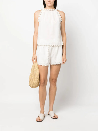 Nellie Embroidered Shorts