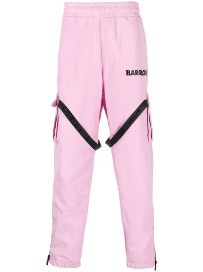 Logo-Print Buckled Cargo Pants