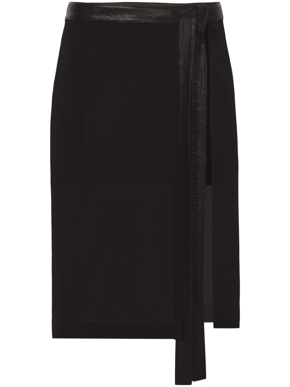 Layered Chiffon Wrap Skirt