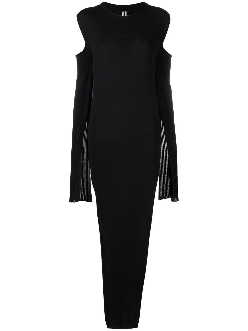 Cape-Sleeve Knit Dress