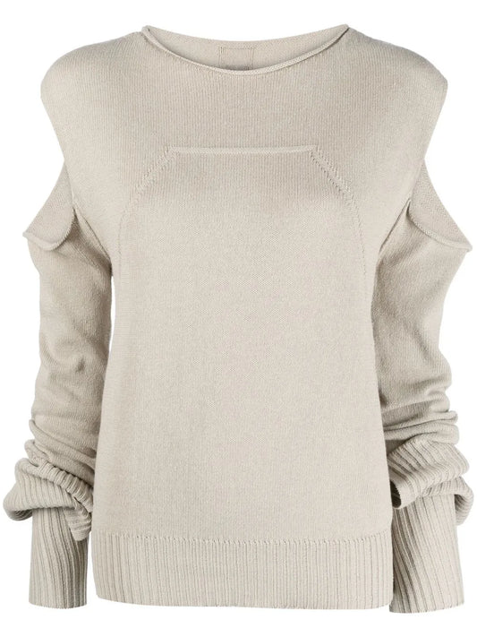 Cut-Out Organic Cotton Jumper