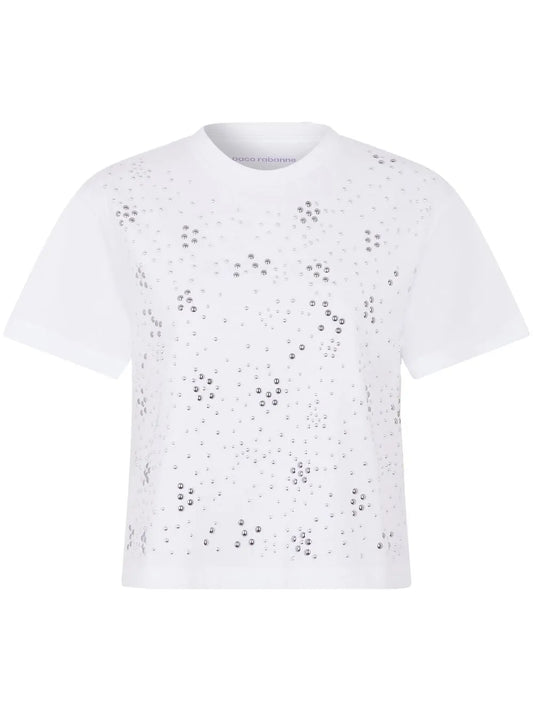 Studded Crew-Neck T-Shirt