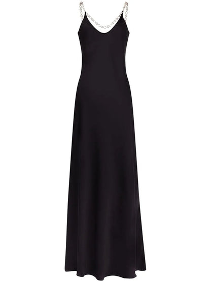 Chain-Link Shoulder Strap Dress