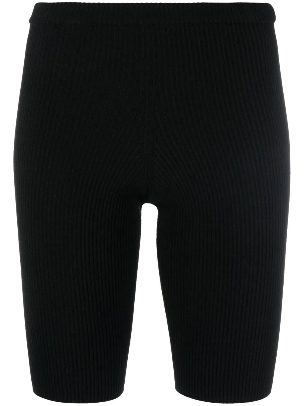 Ribbed-Knit Cycling Shorts