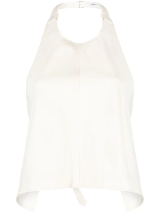Halterneck Wool Top