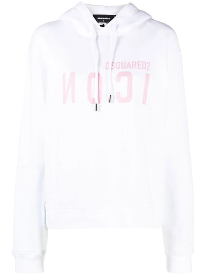 Icon Logo-Print Hoodie