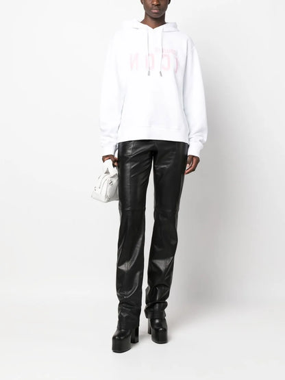 Icon Logo-Print Hoodie