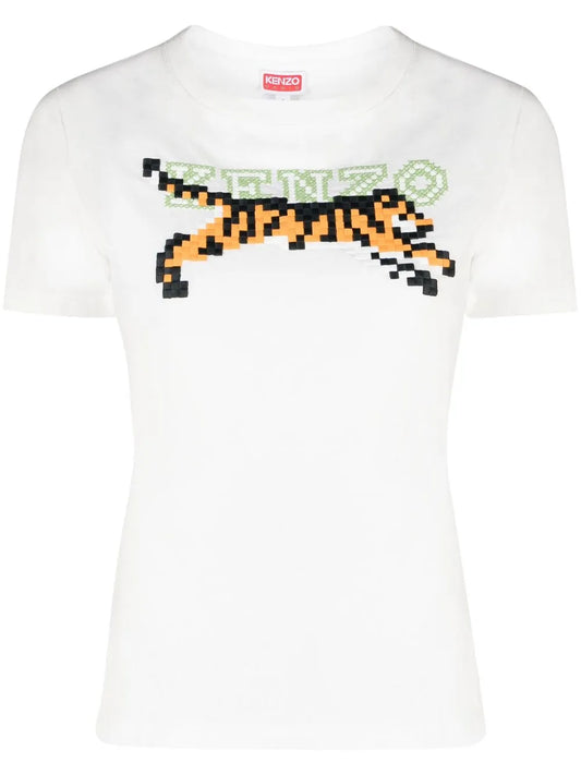 Embroidered-Design T-Shirt