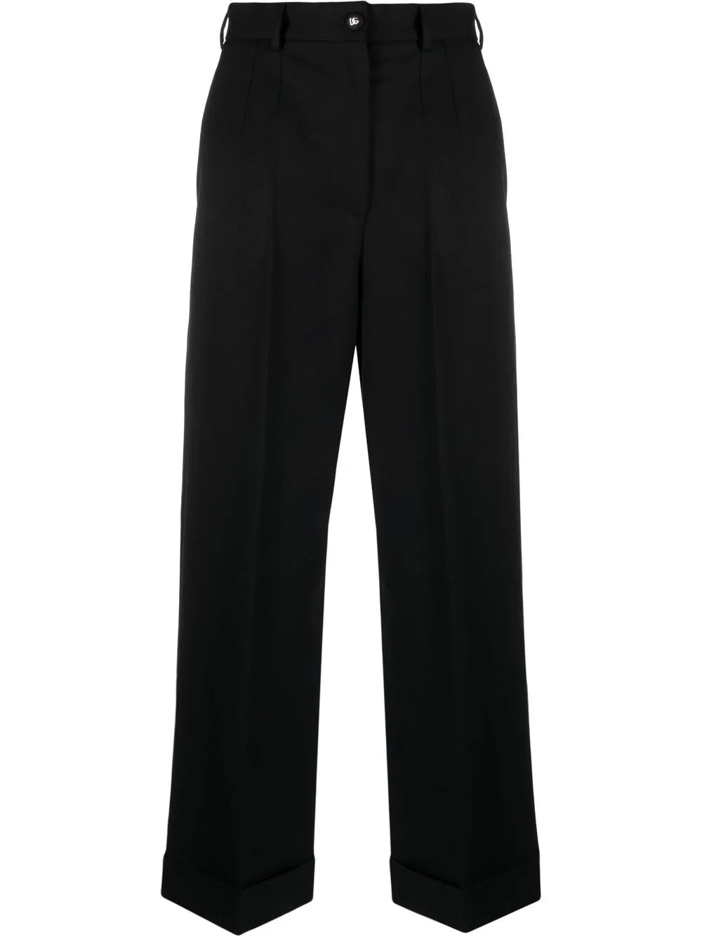 High-Waist Wide-Leg Trousers