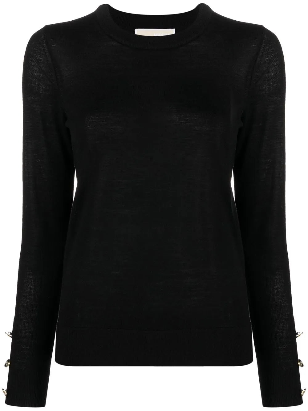 Buttoned Knitted Jumper