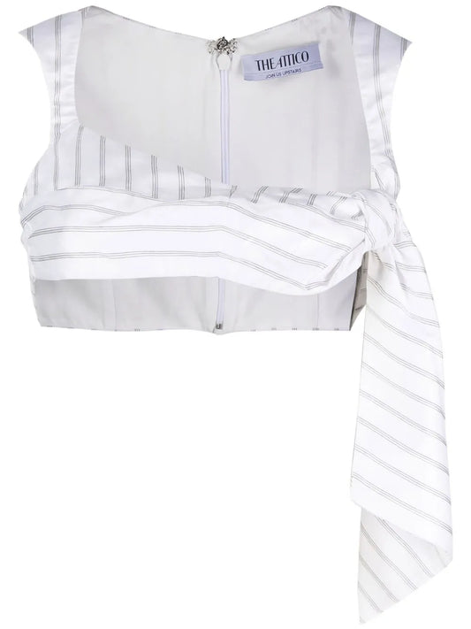 Knot-Detail Cropped Top