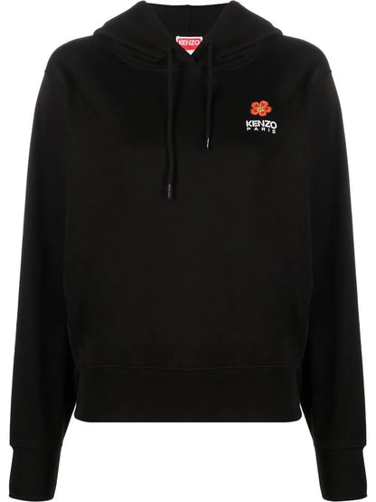 Boke Flower Embroidery Hoodie