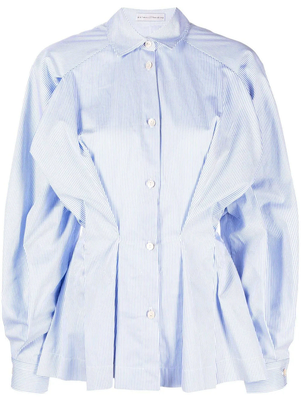 Gathered-Waist Cotton Shirt