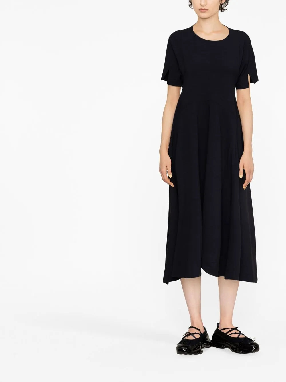 Renee Short-Sleeved Midi Dress