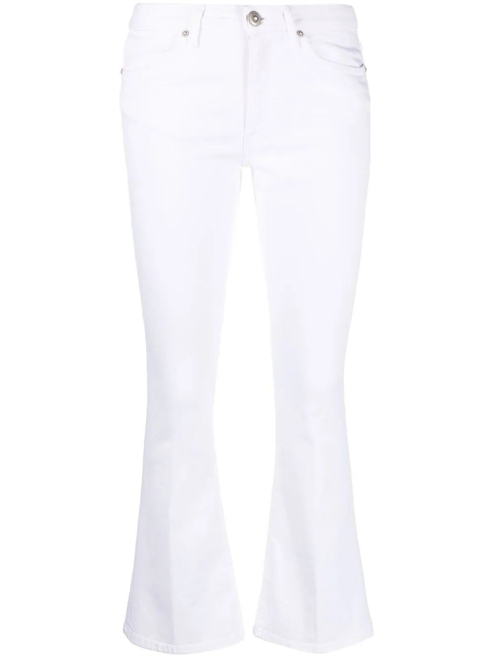 Logo-Patch Bootcut Jeans