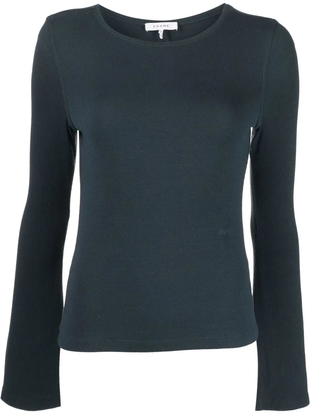 Ribbed Bell-Sleeve Top