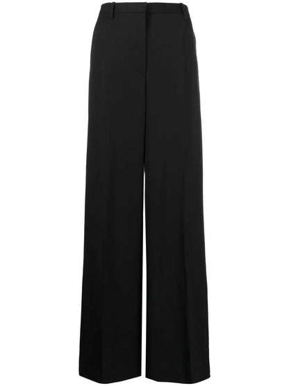High-Waisted Wide-Leg Trousers