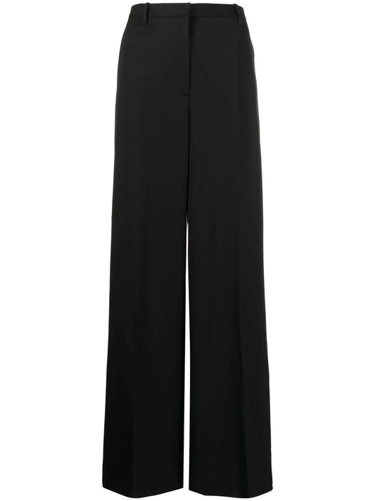 High-Waisted Wide-Leg Trousers