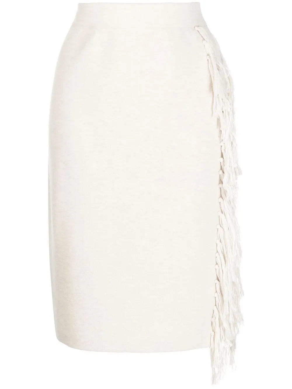 Fringe-Detail Midi Dress