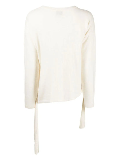 Asymmetric-Hem Knitted Top