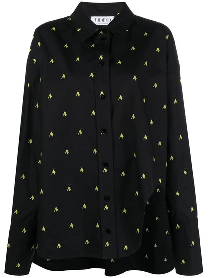 Diana Oversized Logo-Print Shirt