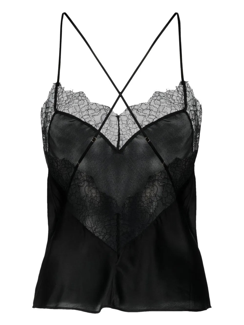 Rendez-Vous Lace-Trim Silk Camisole