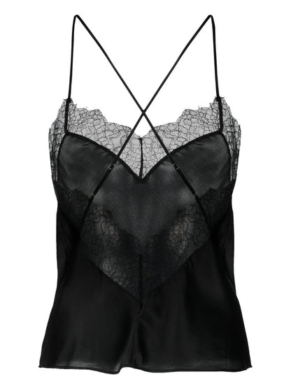 Rendez-Vous Lace-Trim Silk Camisole