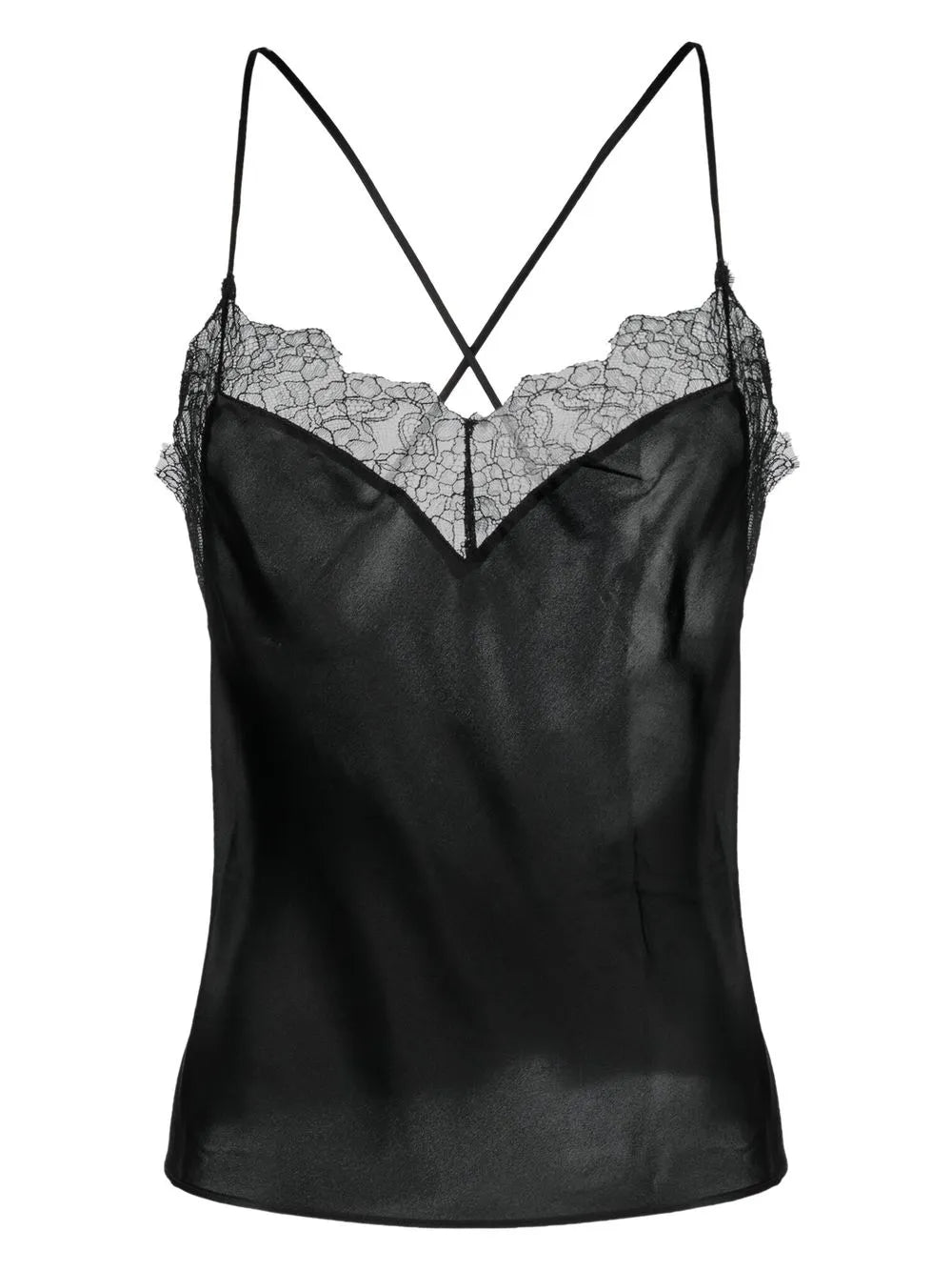 Rendez-Vous Lace-Trim Silk Camisole