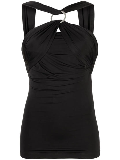 Ruched Halterneck Dress