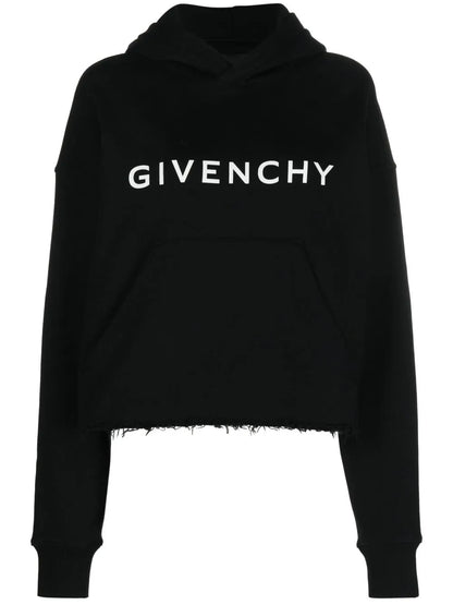 Cotton Logo-Print Hoodie