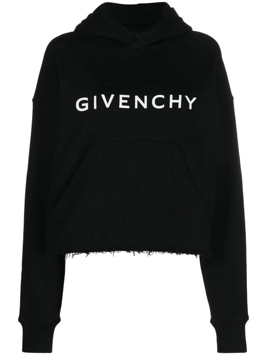 Cotton Logo-Print Hoodie