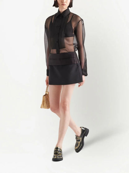 Sheer Organza Shirt