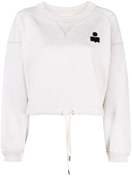 Margo Cropped Drawstring Sweatshirt