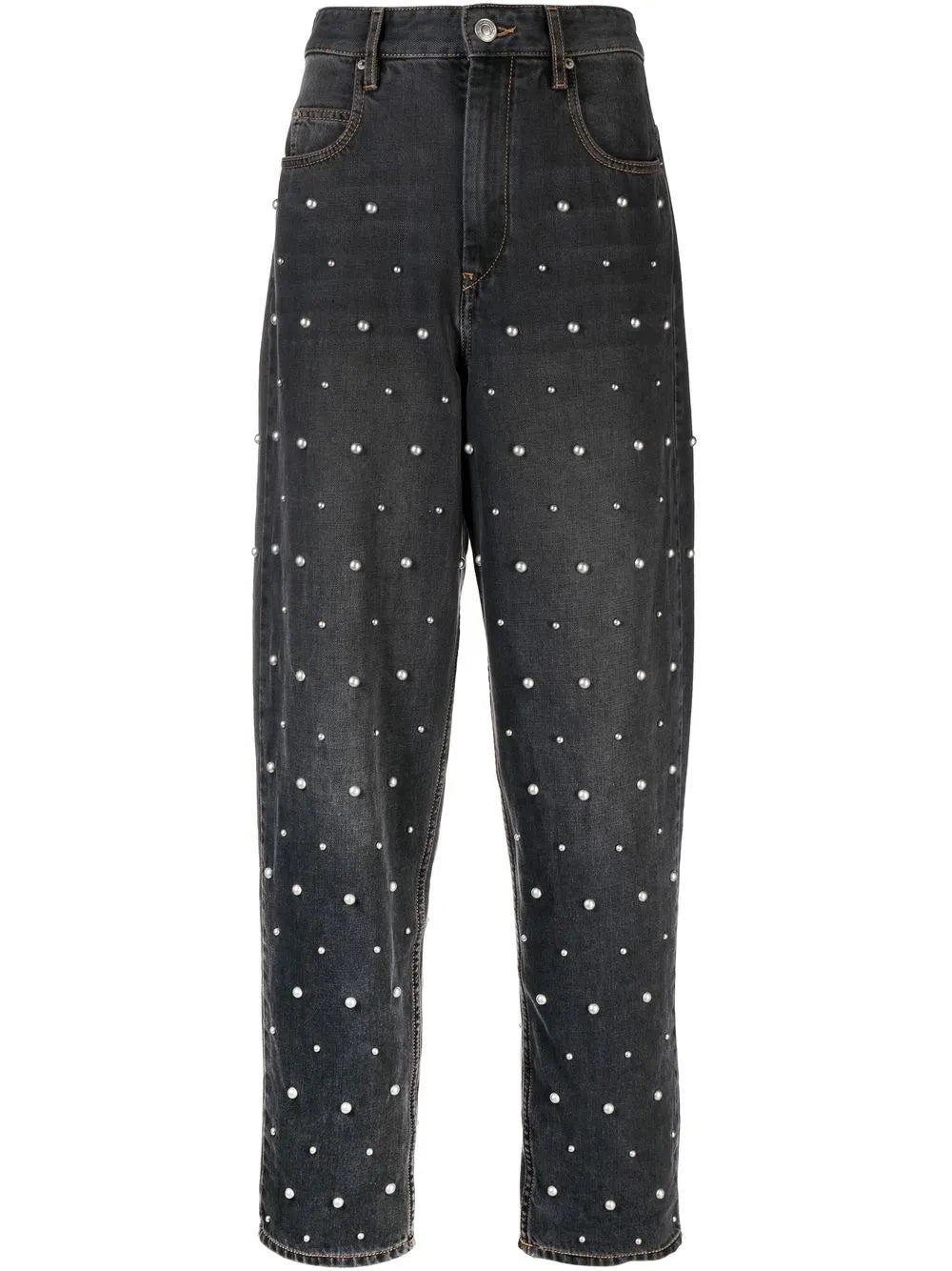 Corsy Pearl-Embellished Jeans